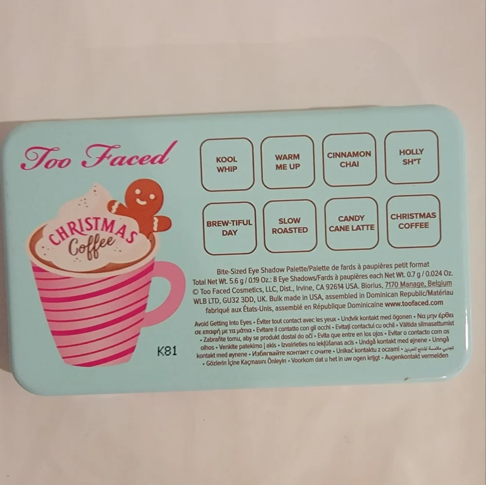 Too Faced Christmas Coffee Palette - Picture 8 of 8
